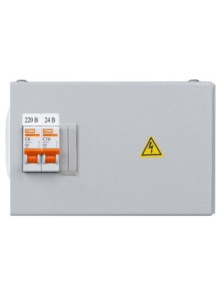 Ящик с трансформатором понижающим ЯТП-0,25 220/24-2 авт. IP31 TDM