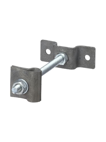 Держатель для гориз. и верт. поверхностей, высота со шпилькой 100 мм, для прута Ø6-10 мм, стальной зажим, термодиффузия (упак. 1 шт.) TDM