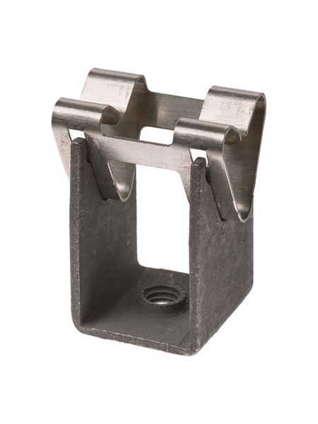 Держатель для гориз. и верт. поверхностей, стальной фиксатор для прута Ø8 мм, высота 35 мм, гор. цинк. (упак. 1 шт.) TDM