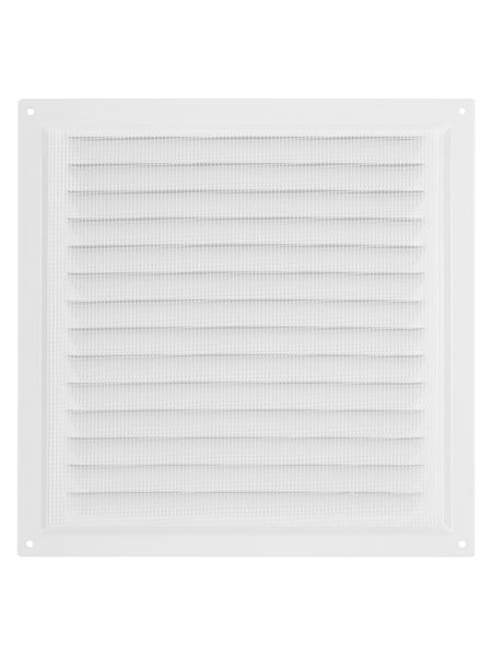 Решетка металл. 250х250, белая, с покрытием полимерной эмалью, TDM
