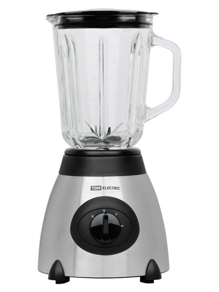 Блендер "Микс 5", 600 Вт, стекл. чаша 1,5 л, кофемолка-измельчитель, 2 скор., импульсный реж., TDM