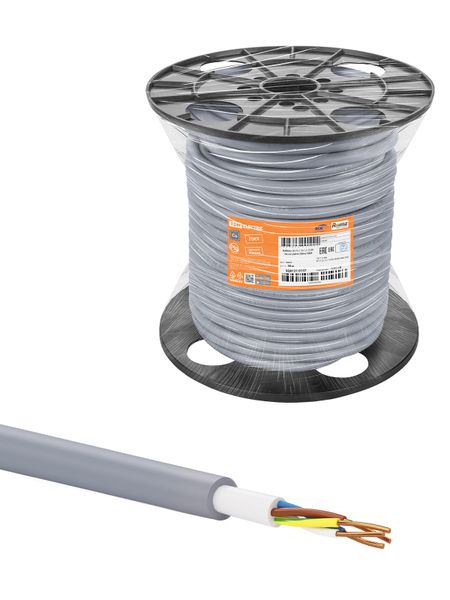 Кабель NYM-J 4х1,5-0,66 на катушке (50м) TDM