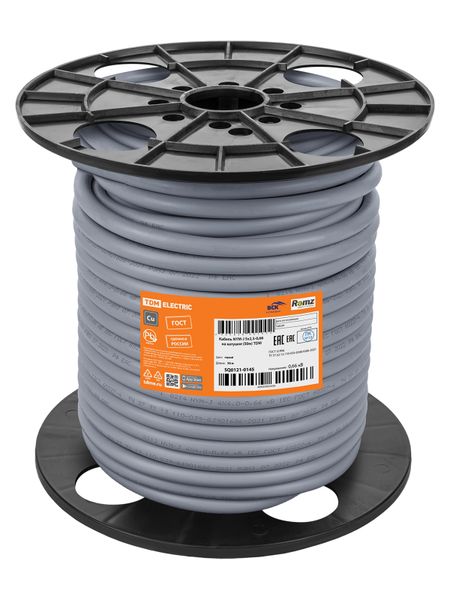 Кабель NYM-J 5х2,5-0,66 на катушке (50м) TDM