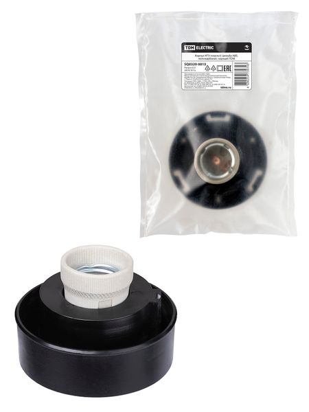 Корпус НТУ плоский (резьба А85, поликарбонат, черный) TDM