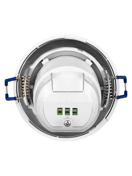 Датчик движения точечный ДДТ-03 65мм (рег), 800Вт, 10-900с, 6м, 3+лк, 120(сбоку)+360(сверху)гр, IP20, TDM