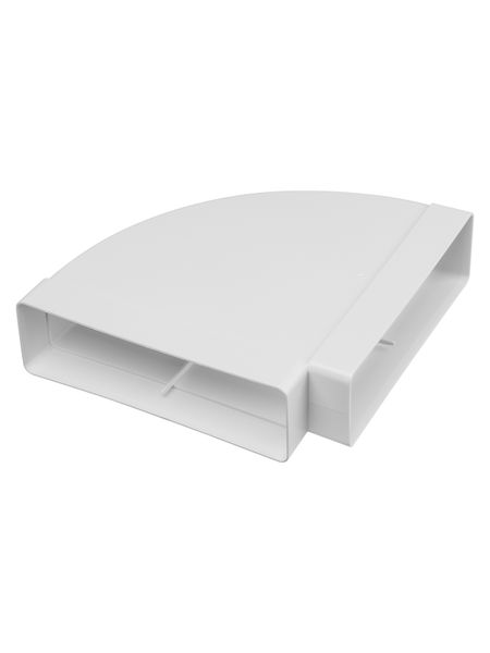 Соединительное колено горизонтальное 90 гр. для прямоугольных воздуховодов, 60х204, TDM