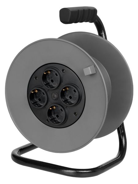 Катушка пластиковая для подключения провода 4 розетки c заземлением TDM (КК4-3100)