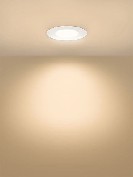 Светильник ультратонкий встраиваемый светодиодный "Даунлайт НАРОДНЫЙ" СВО (белый) 3 Вт 3000К