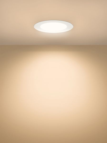 Светильник ультратонкий встраиваемый светодиодный "Даунлайт НАРОДНЫЙ" СВО (белый) 6 Вт 3000К