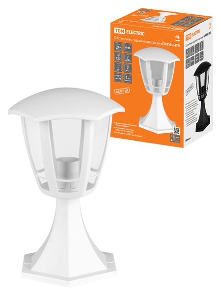 Светильник садово-парковый "СИТИ" НТУ 07-60-003 У1 6-ти гранник напольный белый TDM