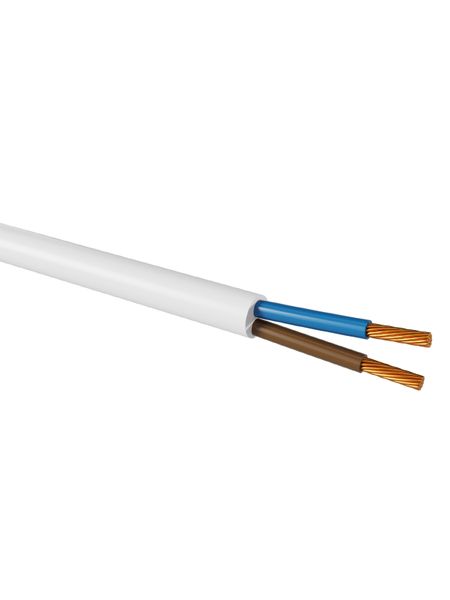 Провод ПВС 2х2,5 ГОСТ (100м), белый TDM